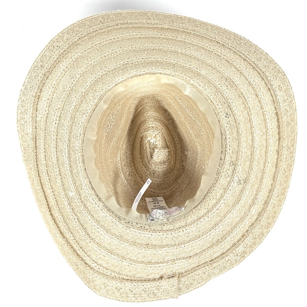 Free People Wide Brim Lace Hat | Packable Summer Sun Hat - Picture 6 of 7